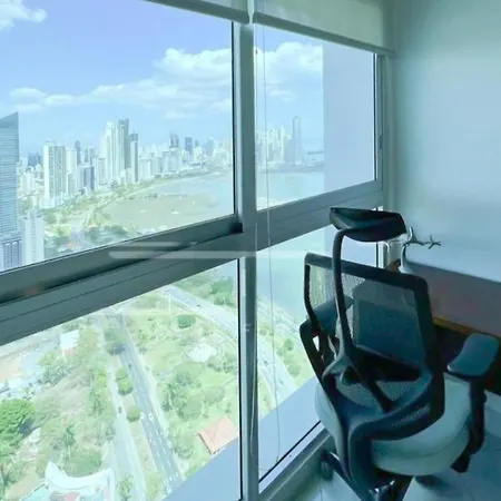 Apartamento Amoblado En Cinta Costera Panama Largas Estadias-3