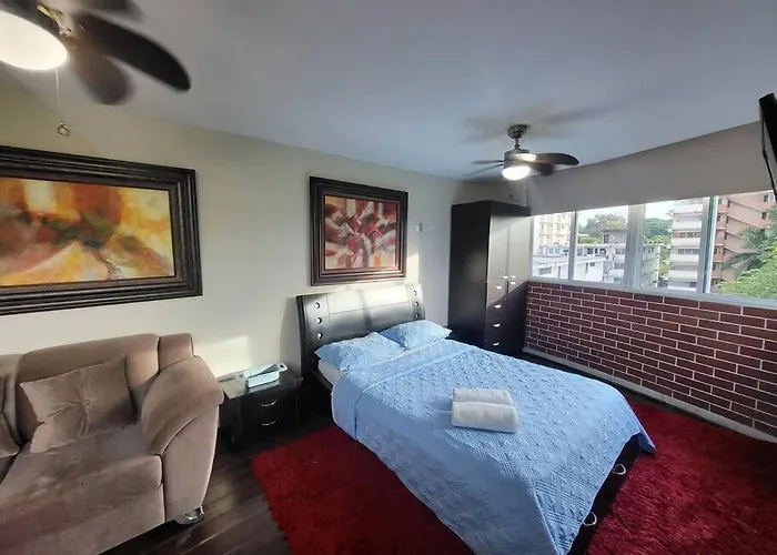 Rina 1113 Hermoso estudio privado, área turística. Ciudad de Panamá