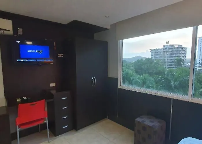 Haustierfreundliches R.1108 Lindo Aparta Estudio Equipado Tipo Ejecutivo. Panama Stadt