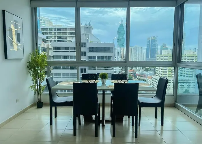 Apartment With Ocean&City Views Avenida Balboa Cidade do Panamá que aceita animais de estimação