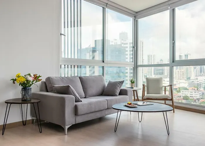 New Modern City View Apartment - Ph Quartier Del Mar Cidade do Panamá que aceita animais de estimação